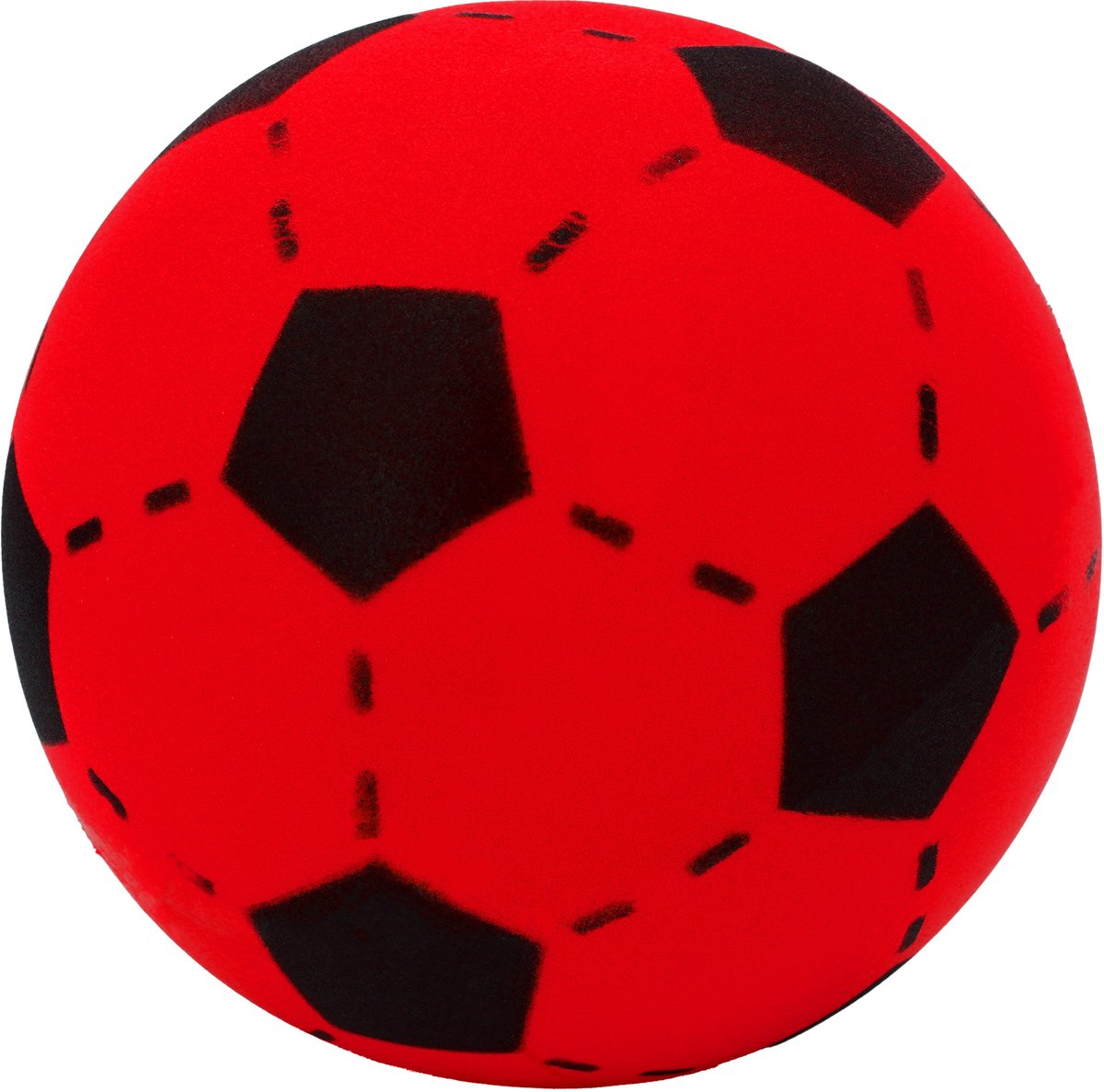 1x   Rode Softbal 20cm Schuimbal | Voetbal voor buiten en binnen | Strandbal geschikt voor kinderen vanaf 36 maanden